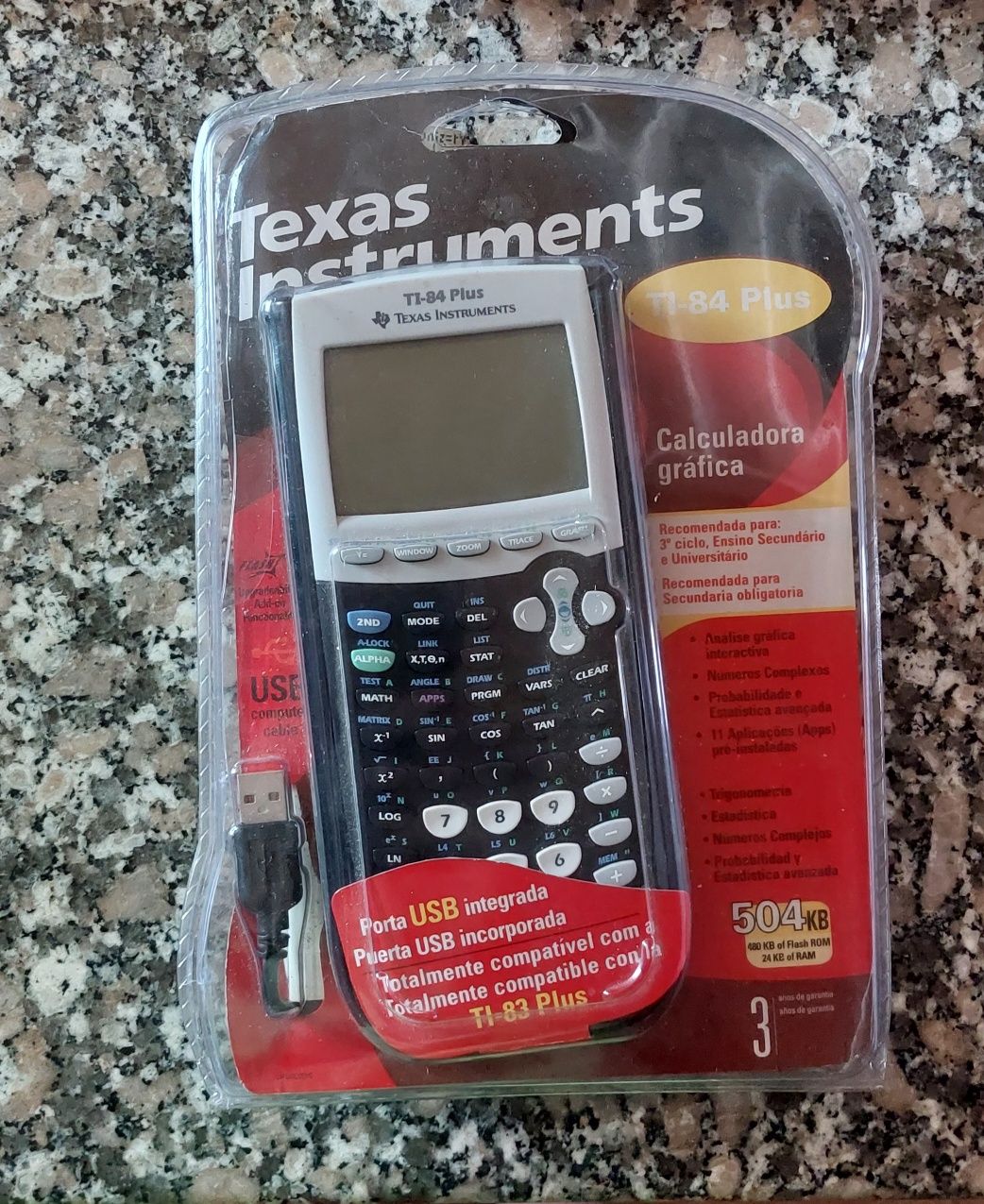 Calculadora Gráfica Texas Instruments TI-84 Plus