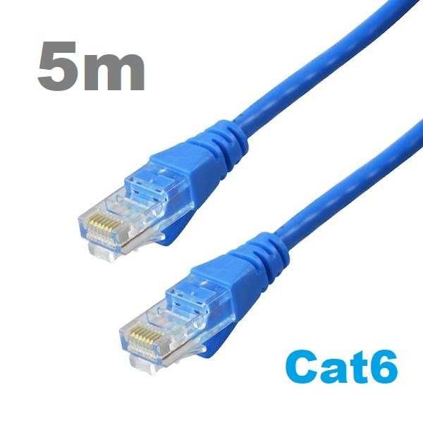 Kabel sieciowy LAN Ethernet RJ45 UTP 5m Cat6 * Video-Play Wejherowo