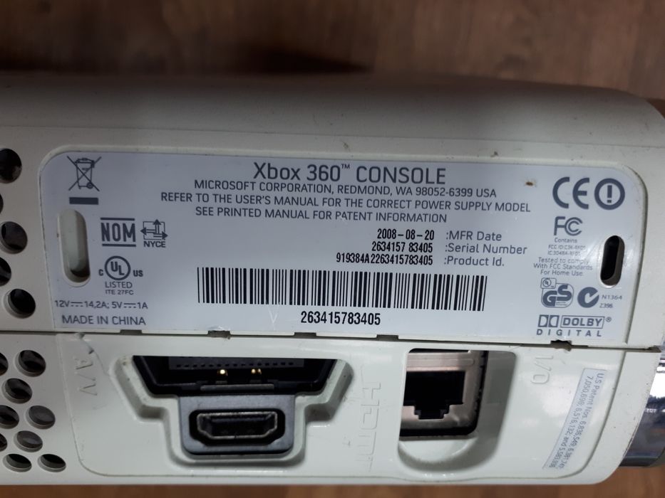 Microsoft Xbox 360 120Gb.