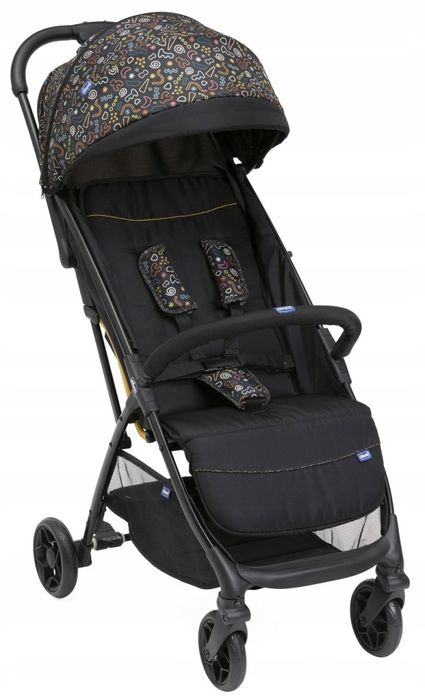 Chicco Glee Kompaktowy Wózek Spacerowy Do 22 Kg - Playful Black