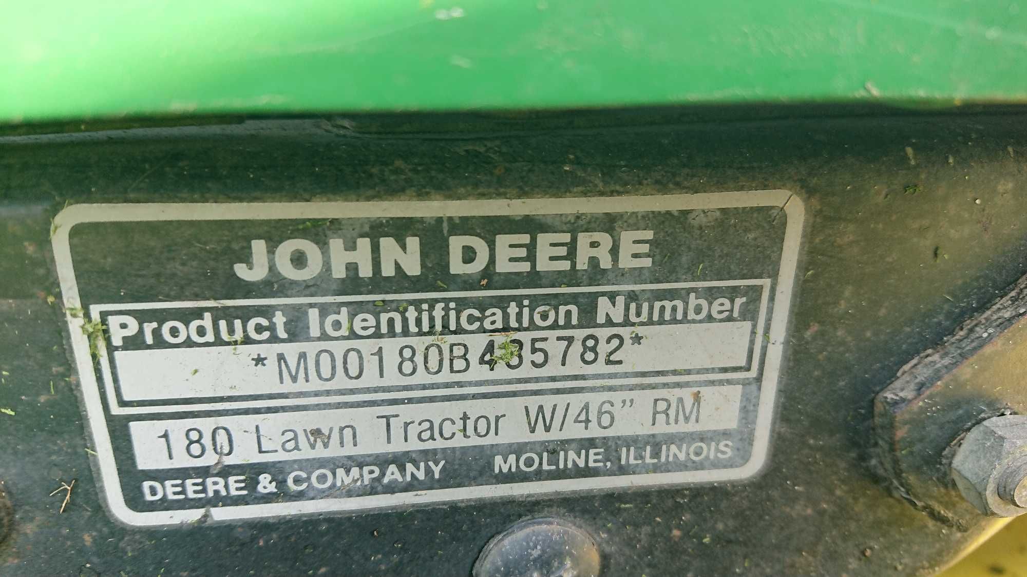 Traktorek kosiarka John Deere 180 + 3 noże + dmuchawa + worki!