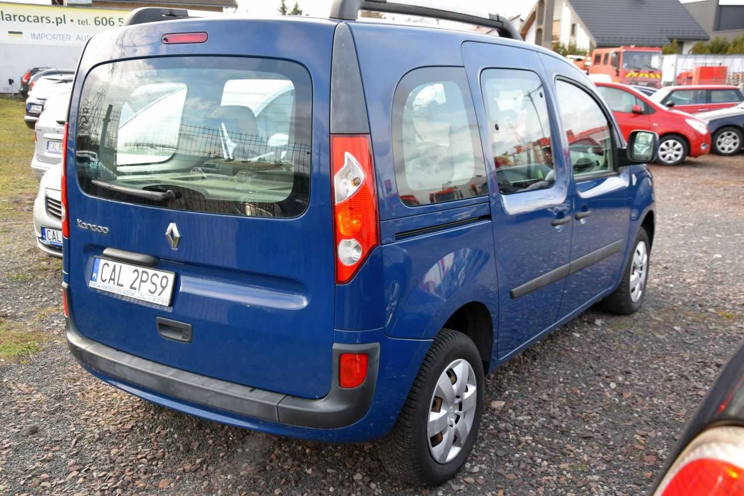 Bezwypadkowe Renault Kangoo 1.6 8V benzyna 2010r. 5-os Jasny środek !