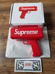 Денежный пистолет Supreme, грошовий пістолет, пистолет с деньгами
