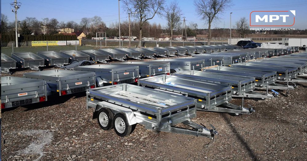 SPAWANA przyczepka 236x129x45 Neptun 236 PRR na resorach MOCNA!