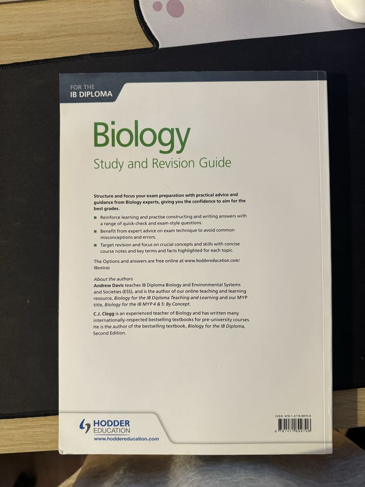 Biology for the IB Diploma Study and Revision Guide Andrew Davis