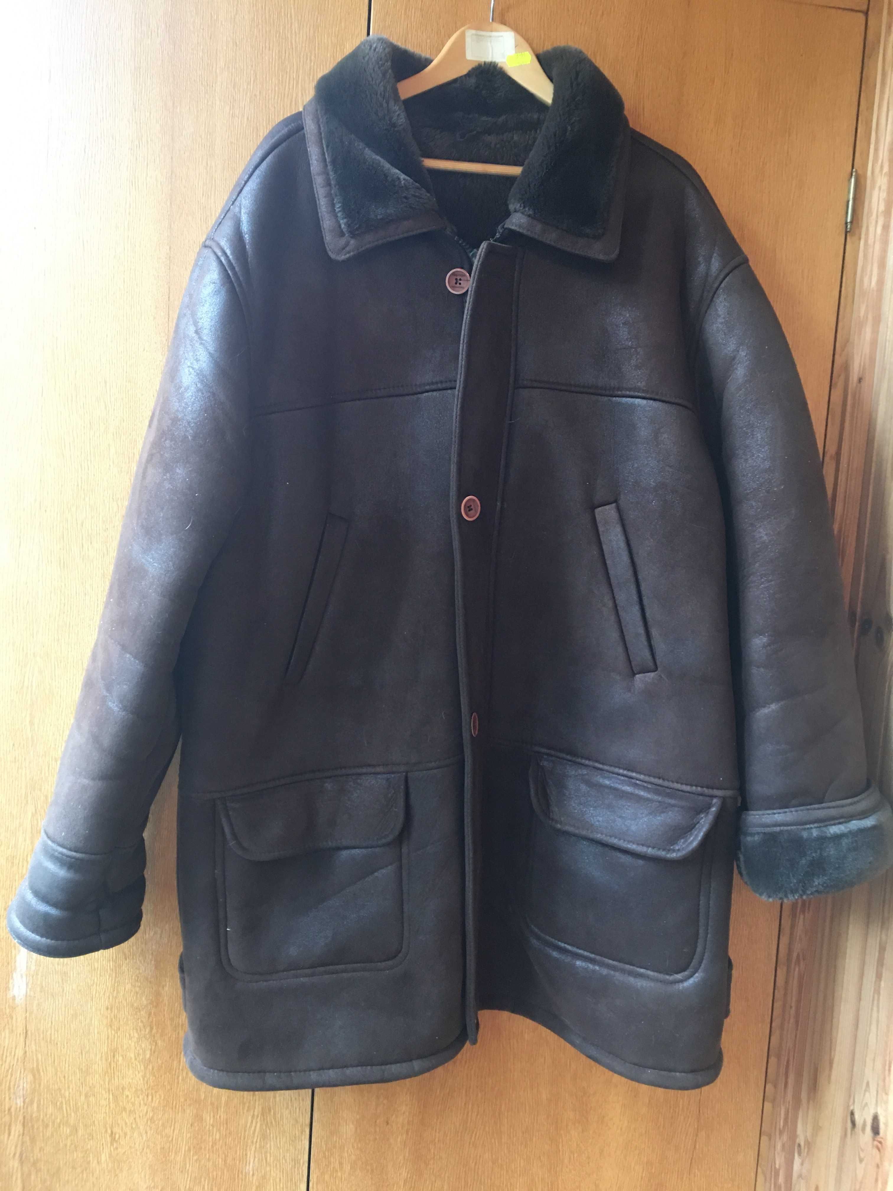 Куртка Бомбер Пилот Дубленка натуральная 60-62 размер