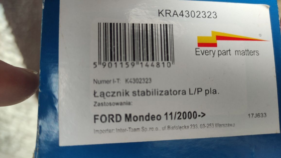 Łącznik stabilizatora tył Mondeo MK3