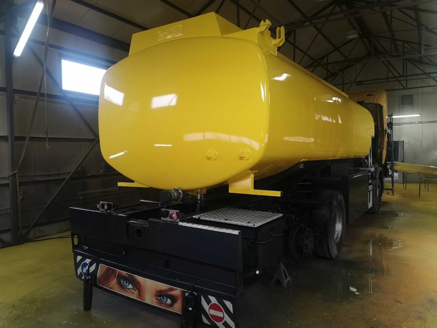 NACZEPA SILOS  cementonaczepa remont malowanie