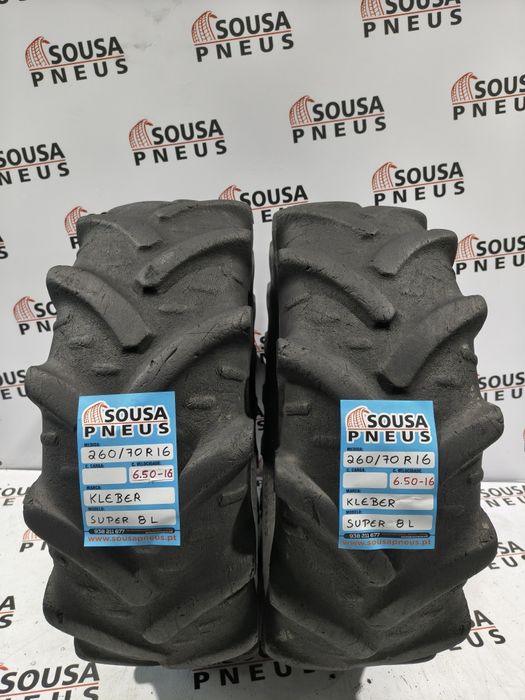2 pneus semi novos 260-70R16 Kleber - Oferta da entrega