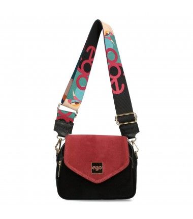 Listonoszka EGO  czarna z wymienną klapką