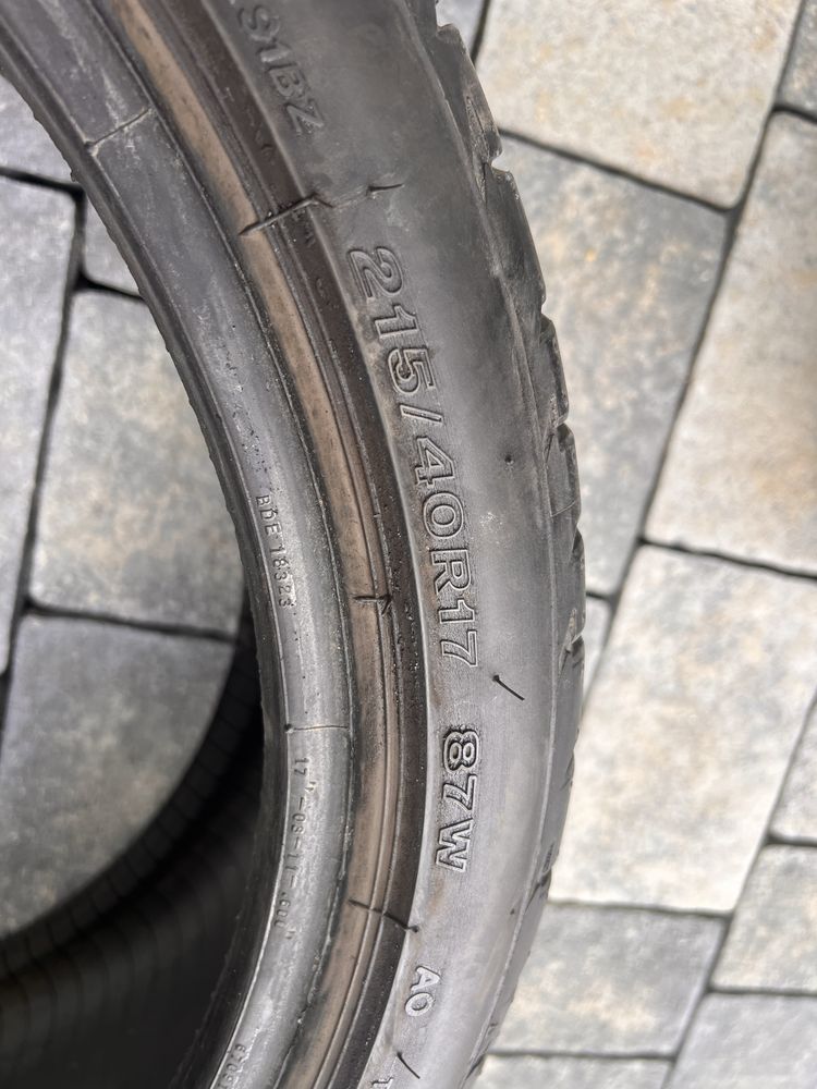 Opony letnie bridgestone 215/40 r.17