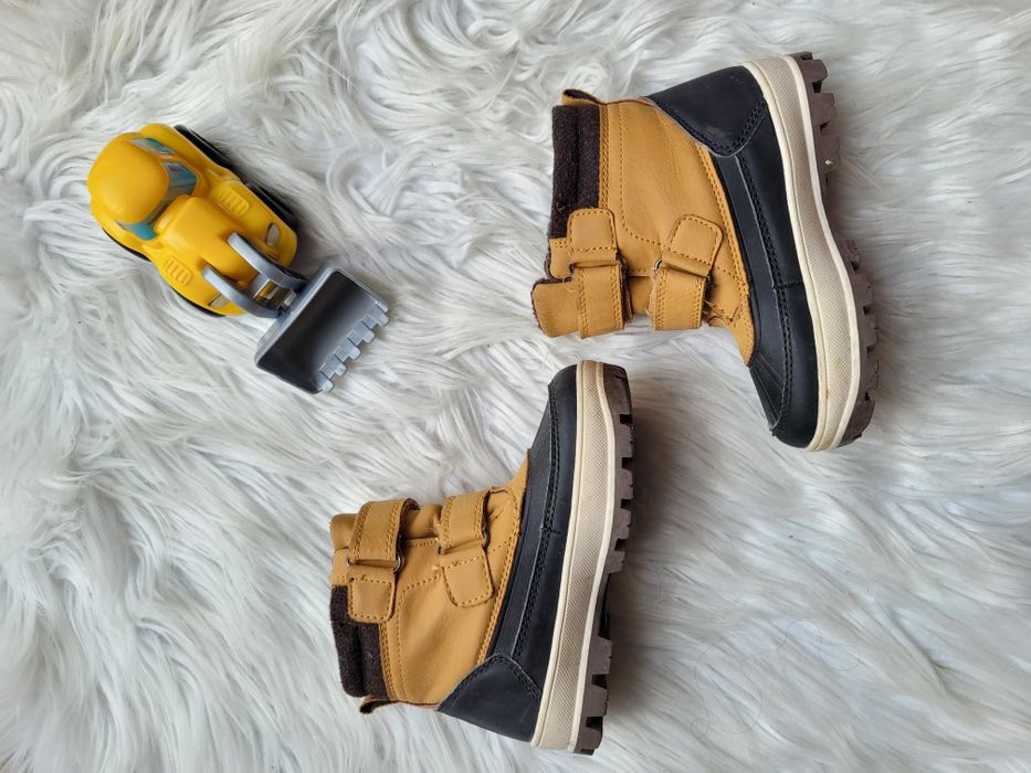 Trapery śniegowce buty zimowe ocieplane dla chłopca Reserved 25