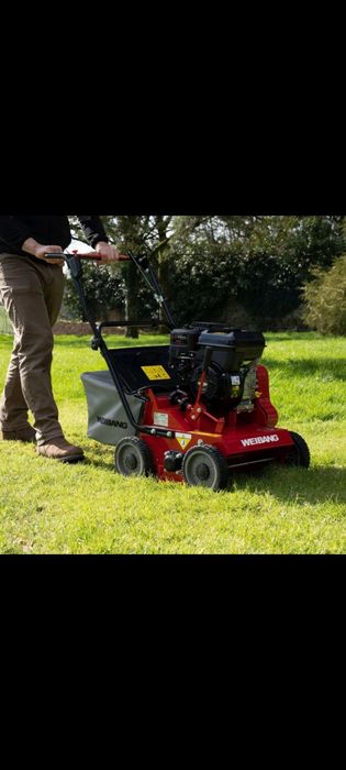 Usługi ogrodnicze wertykulacja glebogryzarka sianie trawy itp