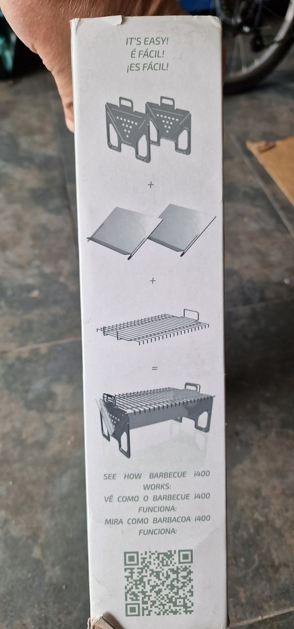 Grelhador portátil Roxa I 400