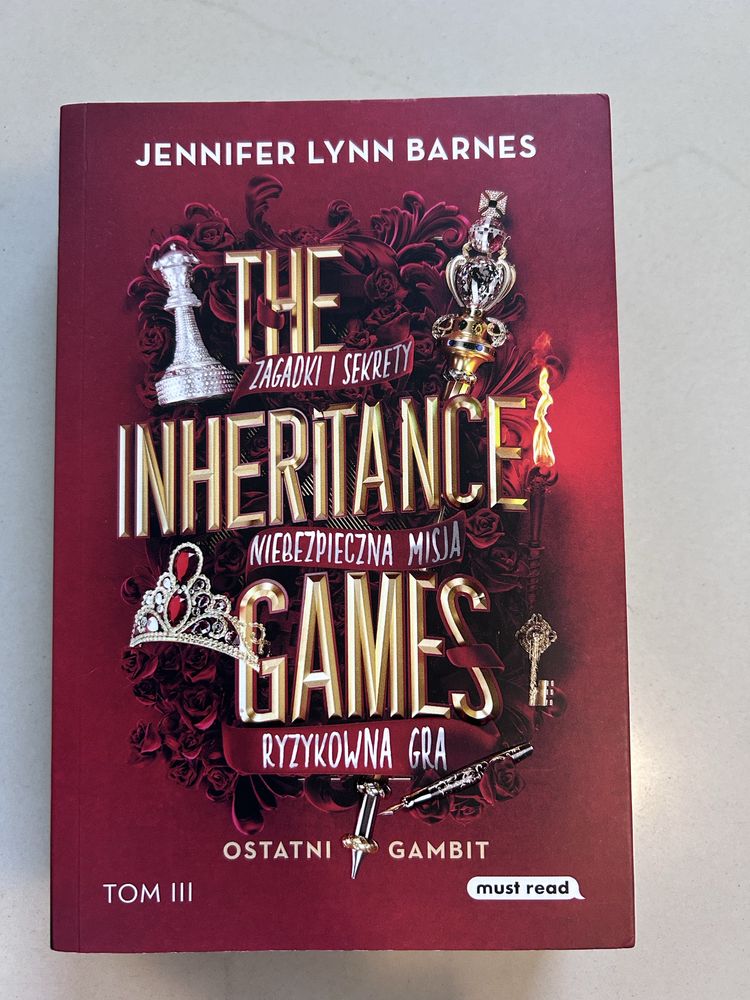 Książki 1-3  ,,The Inheritance Games” Jennifer Lynn Barnes