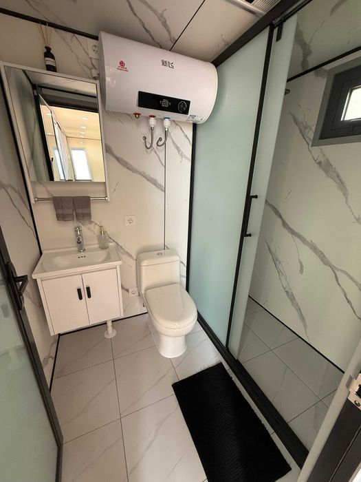 Nowoczesny gotowy domek mobilny, kontenerowy, modułowy,letniskowy.