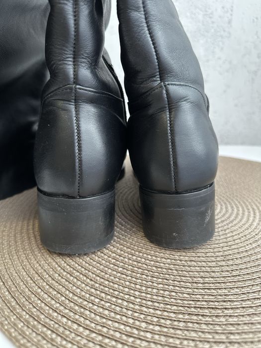 Шкіряні чоботи, сапожки, борфорти 37