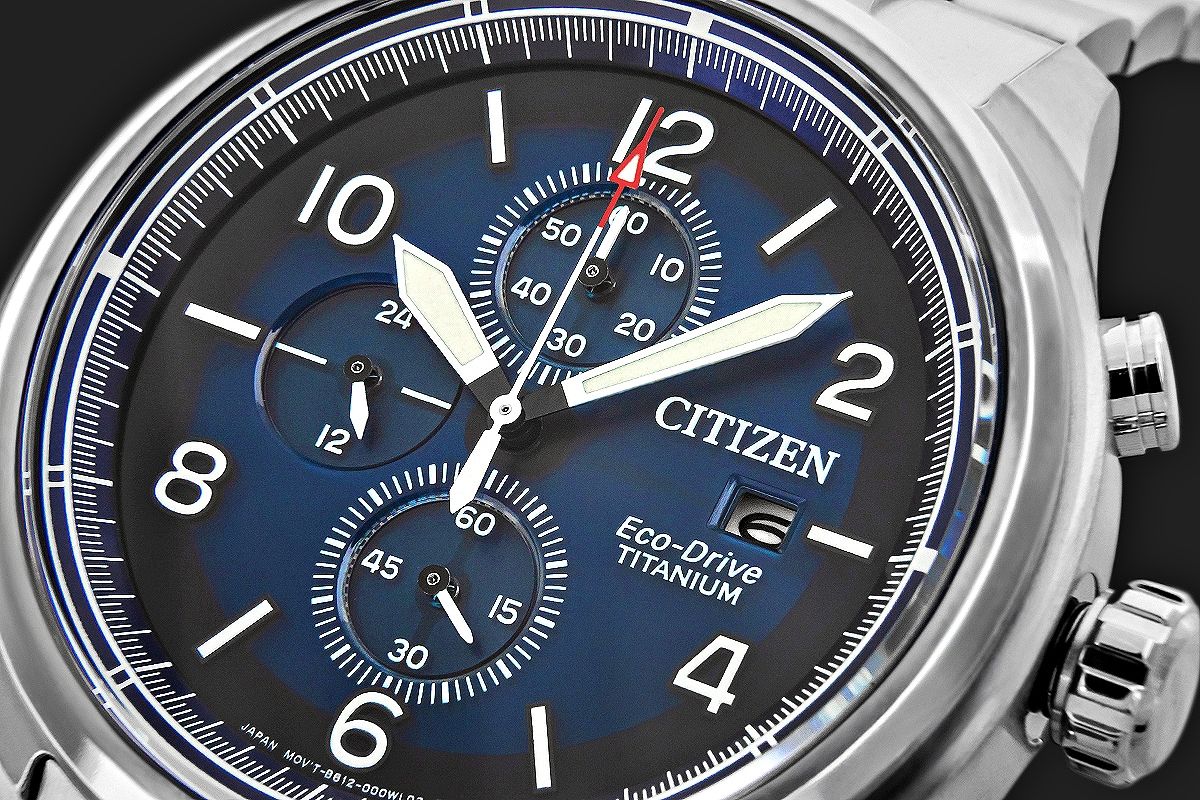zegarek męski citizen super titanium eco-drive ca0810-88l + box