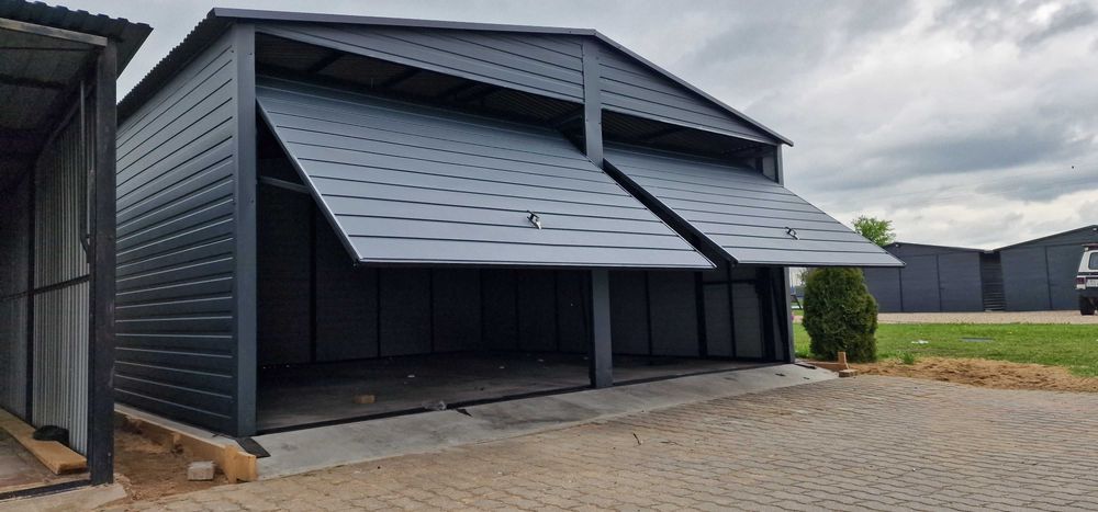 Złoty Dąb + Zadaszenie |Garaże  Bezpośrednio od Producenta - Maj-Blach