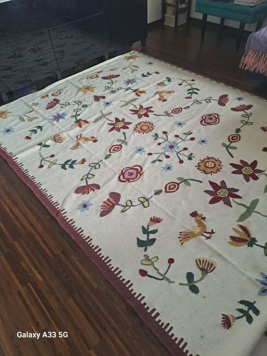 Dywan ręcznie tkany wełniany Ikea