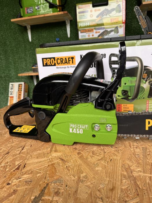 Бензопила Procraft K450 52 см³ напівпрофесійна