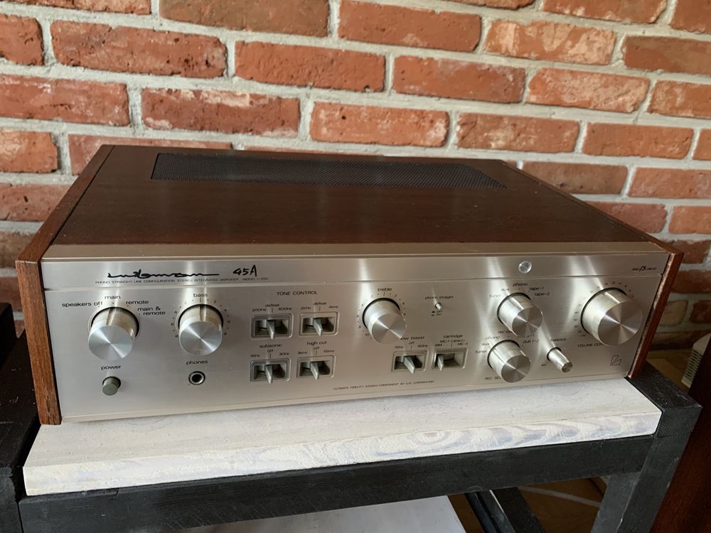 Luxman L-45A. Piękny klasyczny wzmacniacz.