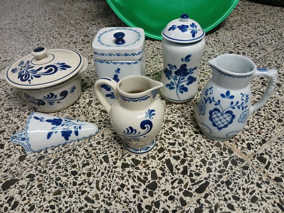 Seis peças loiça artesanato, Viana do Castelo