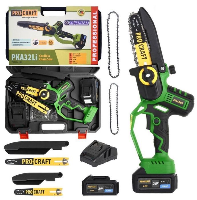 Акумуляторна міні пила ProCraft PKA32Li. Безщіткова. В НАЯВНОСТІ !