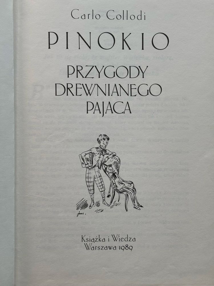 Pinokio. Przygody drewnianego pajaca – Carlo Collodi (1989)