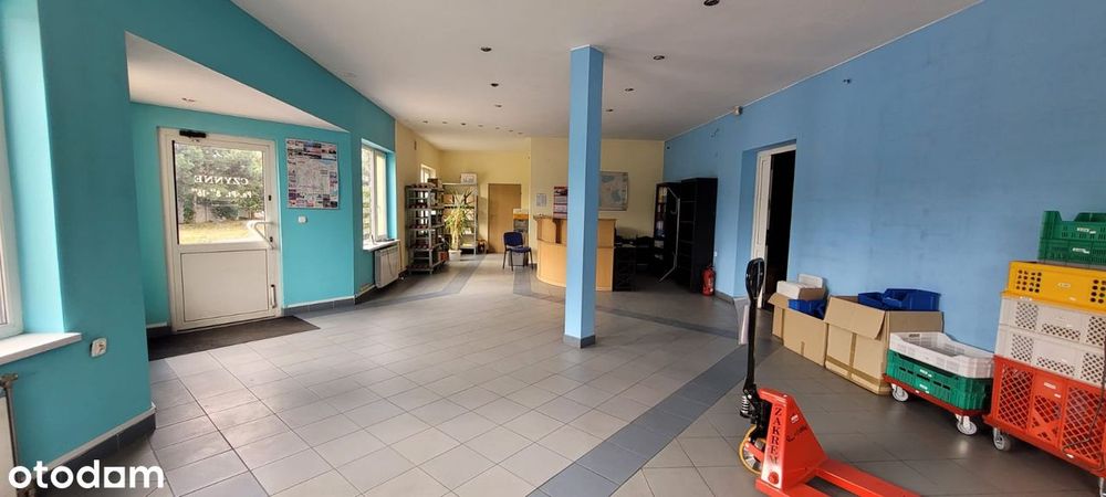 Baza transportowo - usługowo - biurowa z warsztatem
