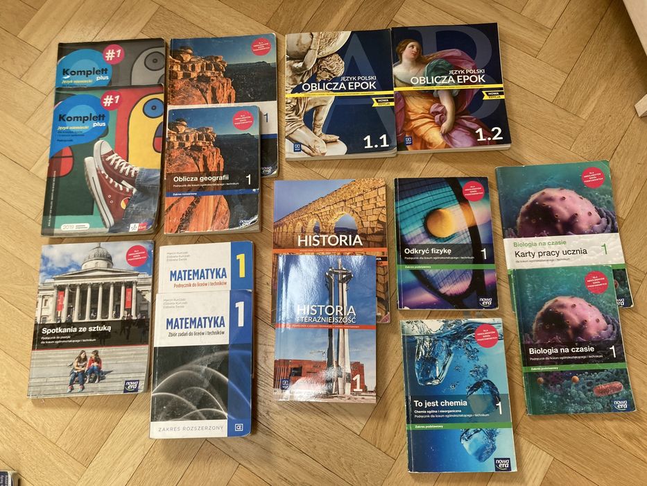Ksiazki do 1 klasy liceum i technikum