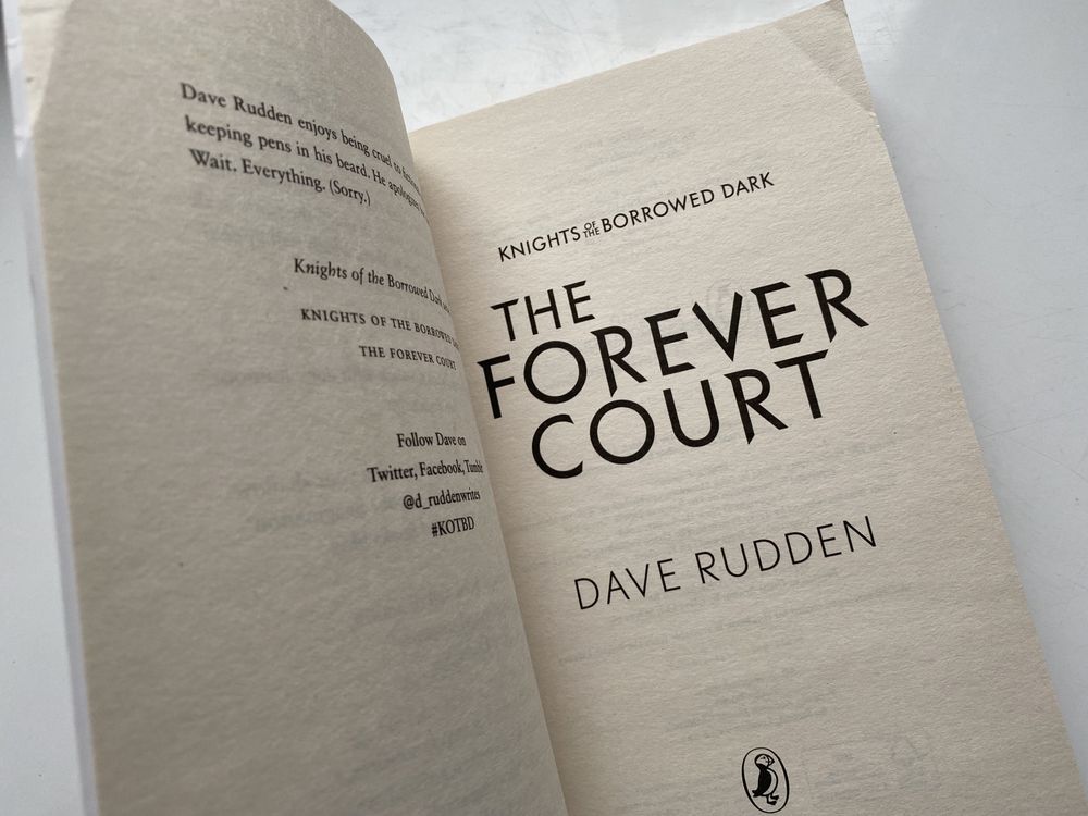 Книга “The Forever Court” Dave Rudden