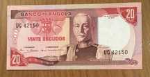 20 escudos, Angola, Marechal Carmona