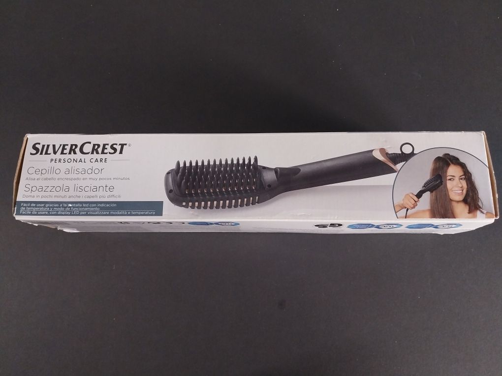 Silvercrest Personal Care escova alisar ondular dar volume cabelo NOVO