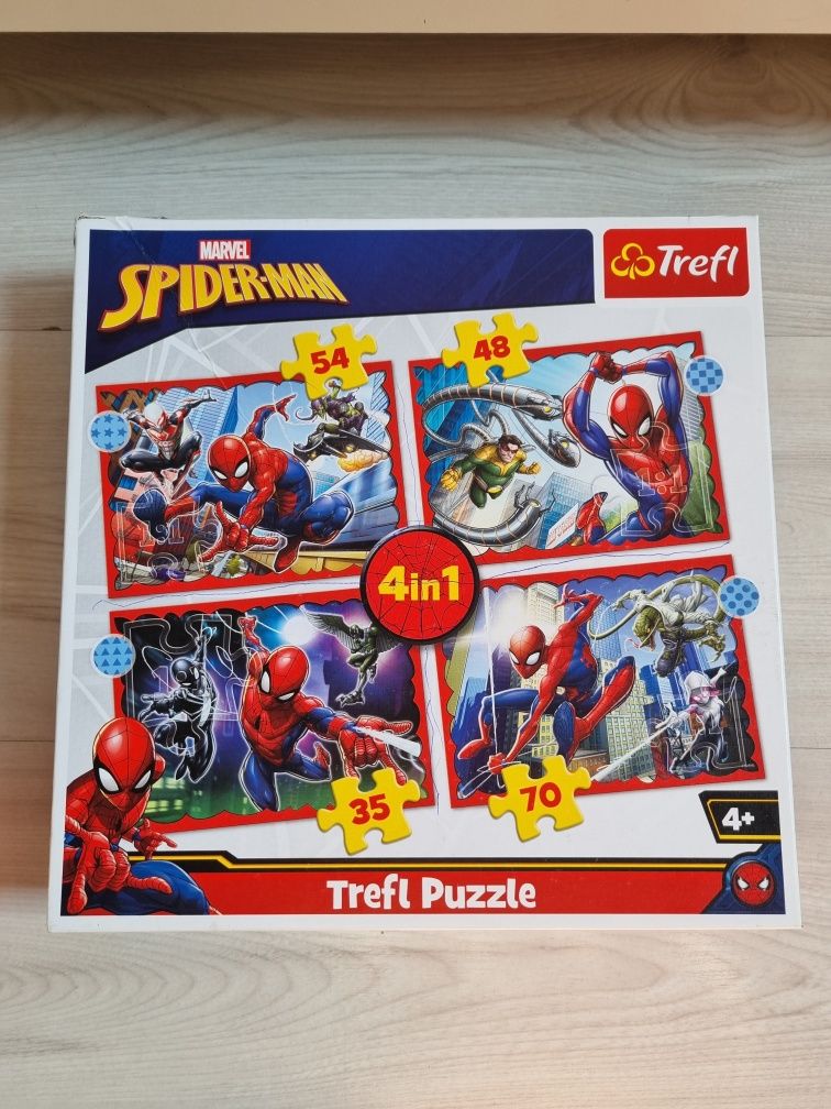 Puzzle Trefl Spider-Man i Strażak Sam + Gratisy!