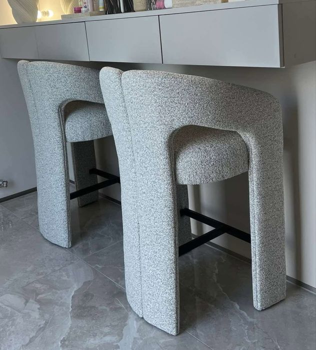 Hoker tapicerowany fotel krzesło