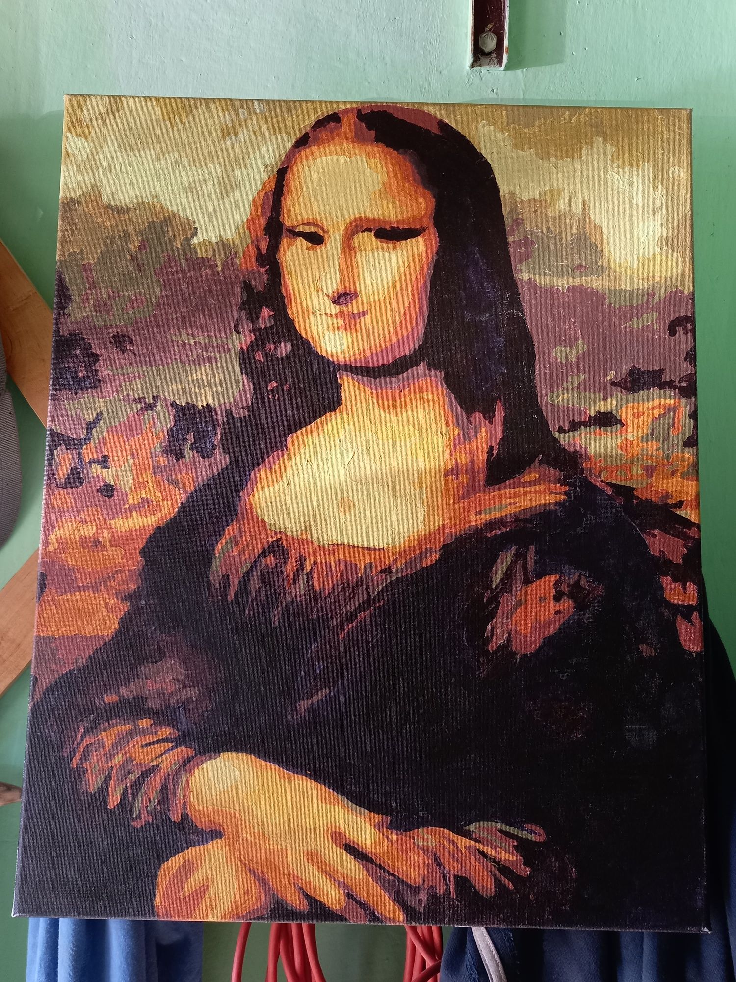 Obraz malowany Mona Lisa