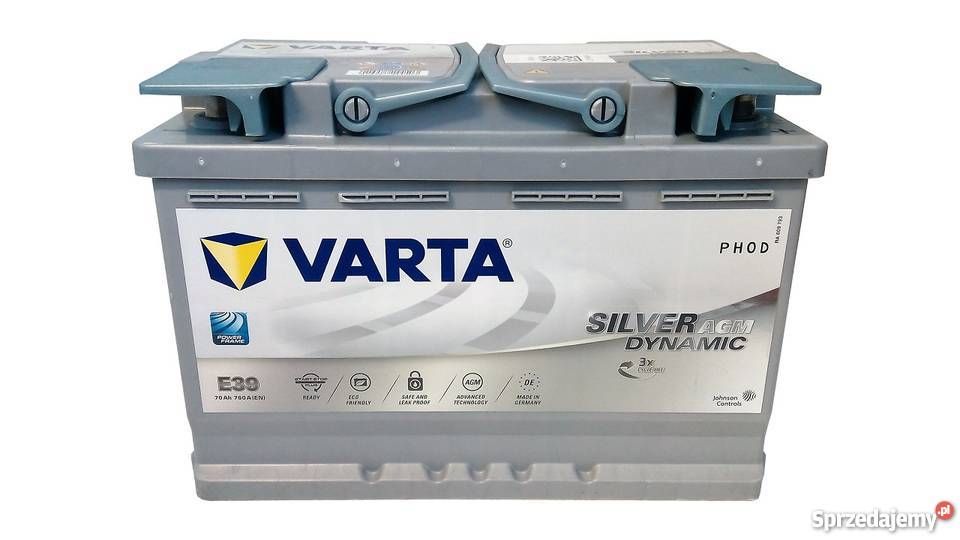 Akumulator Varta Silver AGM 12V 70AH 760A START-STOP Dowóz Montaż 24h