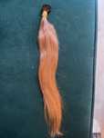 Włosy naturalne brąz 43cm 44g