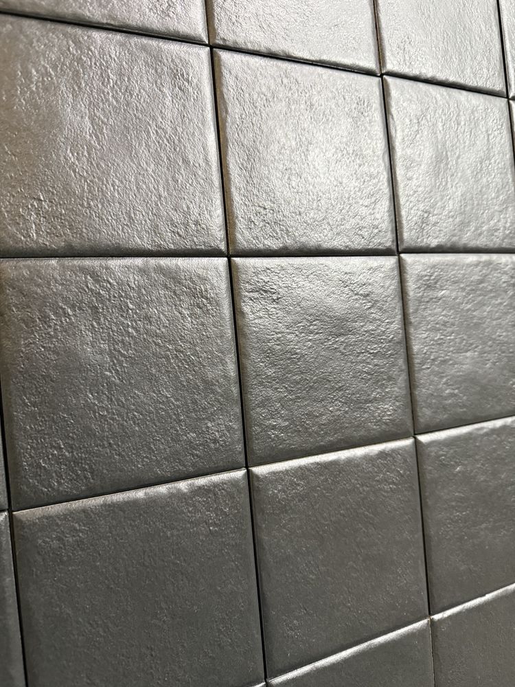 Płytki Czarne Gres 10 X 10 Cm Szkli Strukt Mat Spectre Nero Leroy Merl