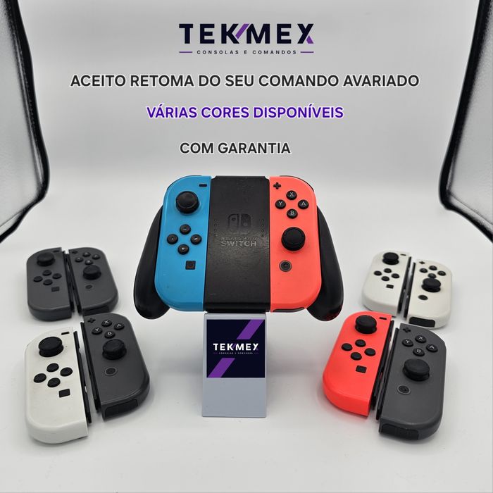 Nitendo joycon aceito retoma do seu avariado