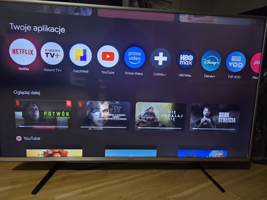 Telewizor Sharp 55' 4k UltraHD, WiFi, Smart TV,DVBT2,BluetoohGWARANCJA