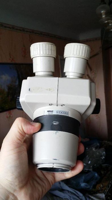 Zoom стерео микроскоп Nikon SMZ-1 0.7-3.0x (4.4x), окуляры 10х/23мм