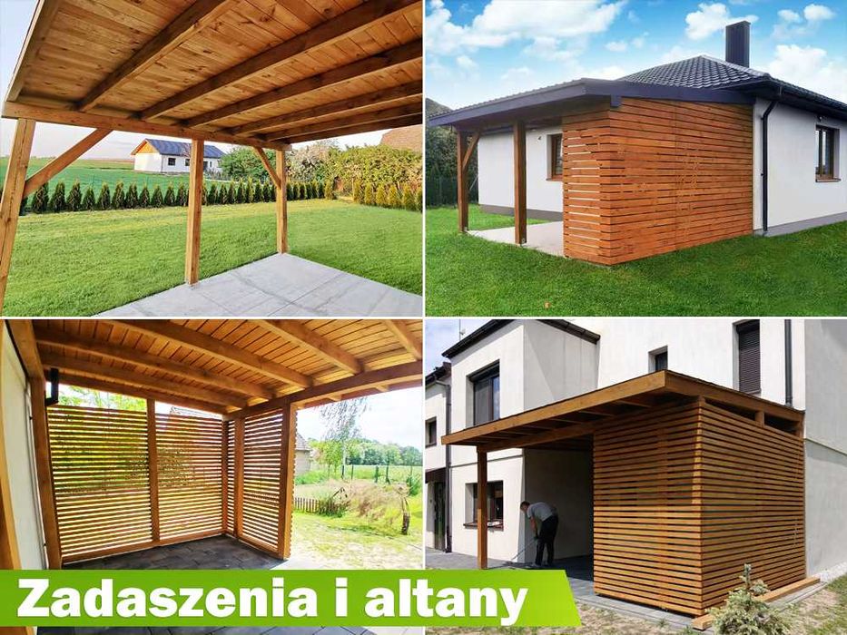 Domek narzędziowy ogrodowy gospodarczy z drewutnią 3x3 montaż w cenie