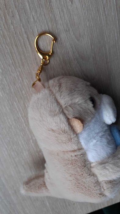 Porta chaves peluche lontra fofa