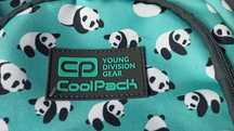 Plecak tornister Panda CoolPack turkusowy.