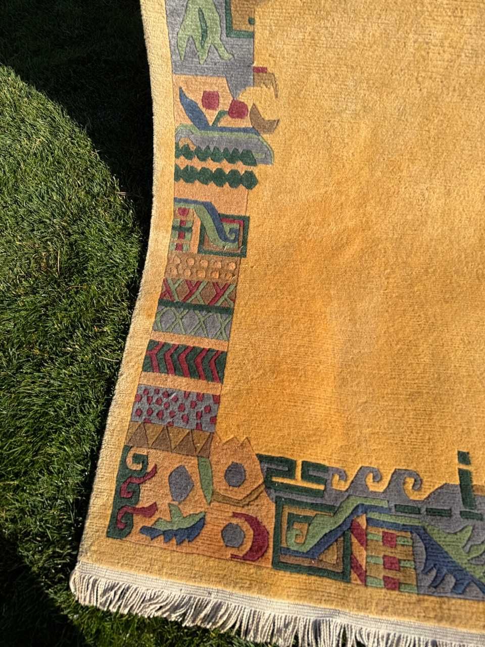 Dywan wełniany kaszmirowy r.tkany Nepal ART DECO 300x200 galeria12 tys