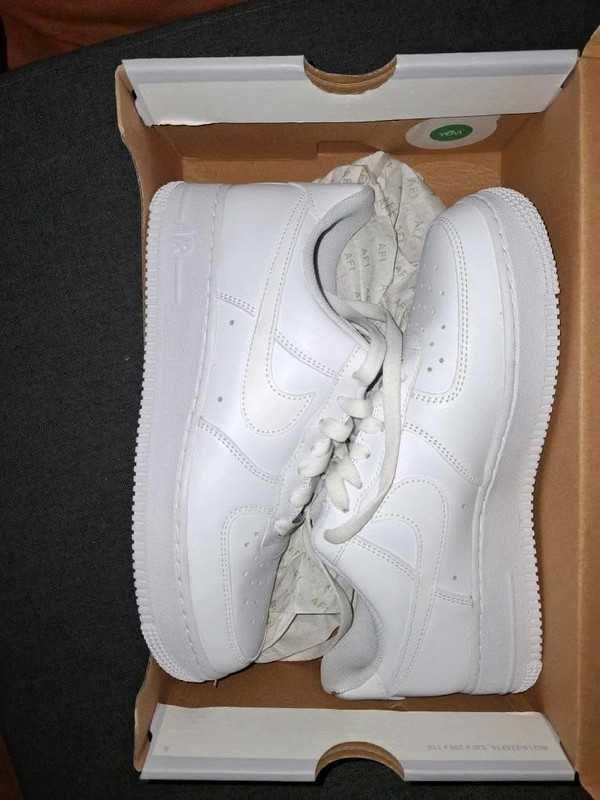 Biały|Nowe-Męskie\Nike/^AirForce1 UnisexTrampki roz.43