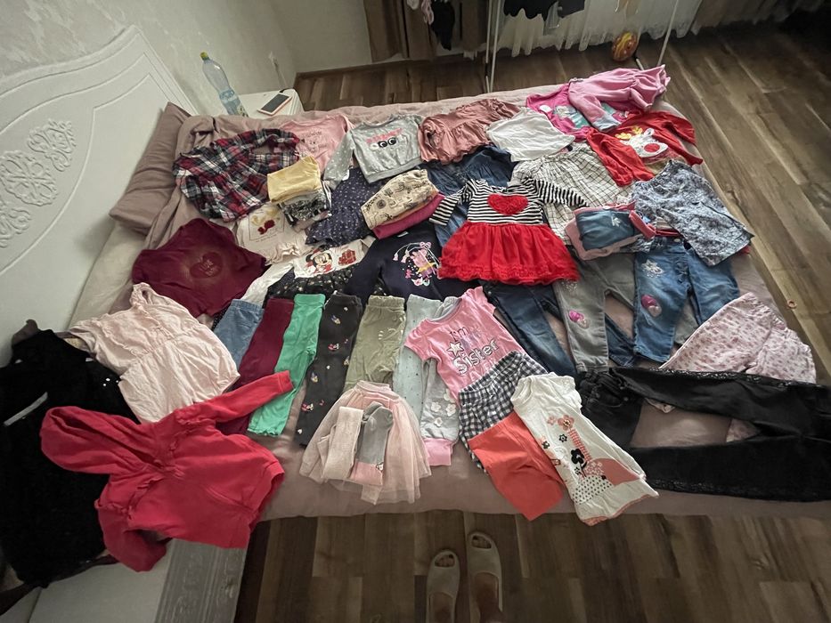 Лот, пакет одягу для дівчинки 86-92