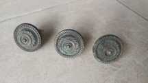 Conjunto de 12 Puxadores Ø 45 mm para armários